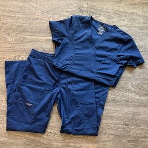 Cherokee Navy Blue Scrub Set